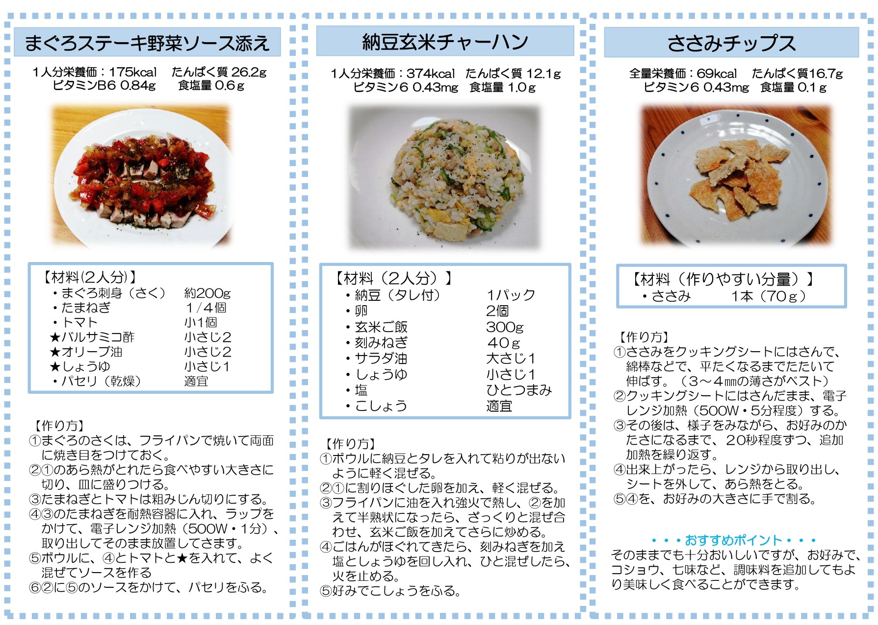 栄養情報の発信